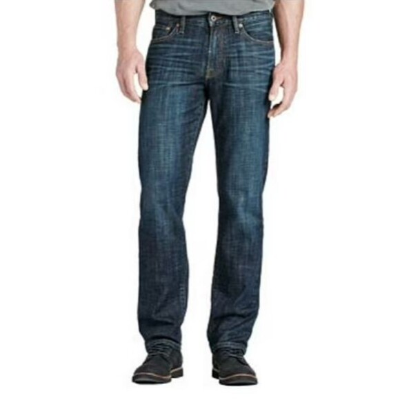 Lucky Brand 181 Men's Jeans Blue, Relaxed Straight (44/30) - Picture 1 of 16